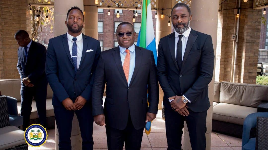 Business leaders from Lloyd’s and Sherbro Alliance in Sierra Leone.