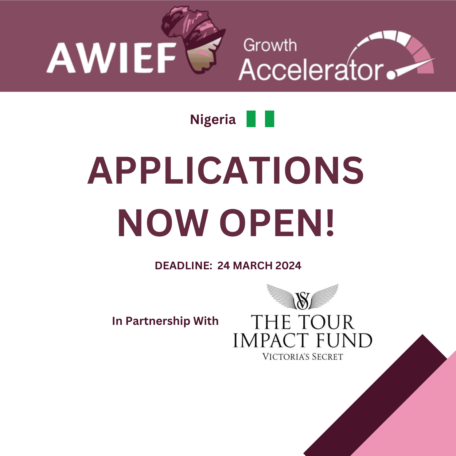 Women entrepreneurs participating in Africa's growth accelerator program in Nigeria.