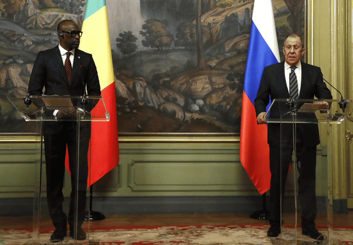 Mali leaders discuss military and Wagner Group atrocities against civilians.