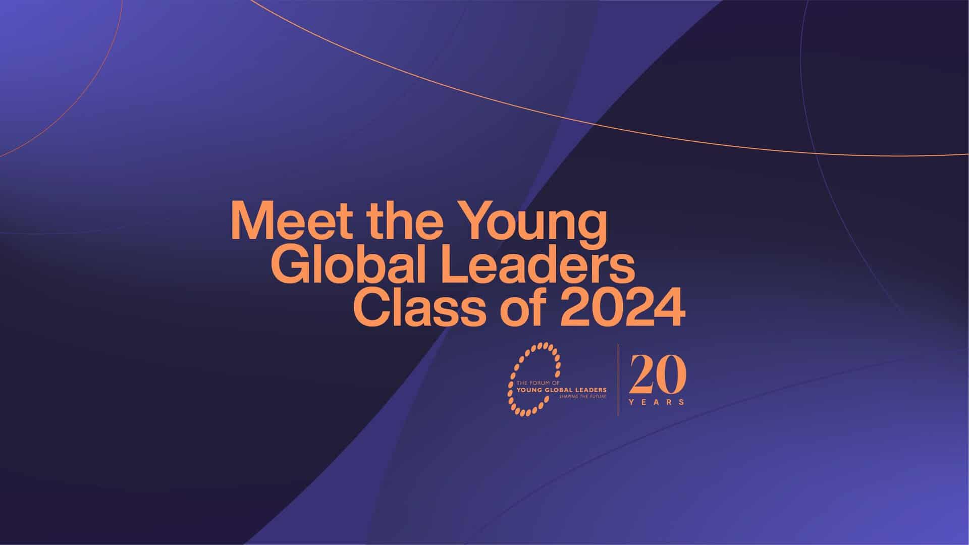 Young global leaders class of 2024 celebrating diversity and leadership.