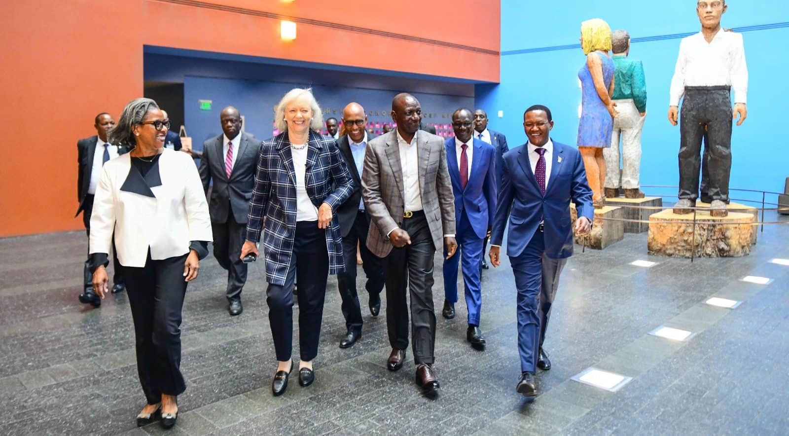 President William Ruto and international delegates at a private sector event in Atlanta.