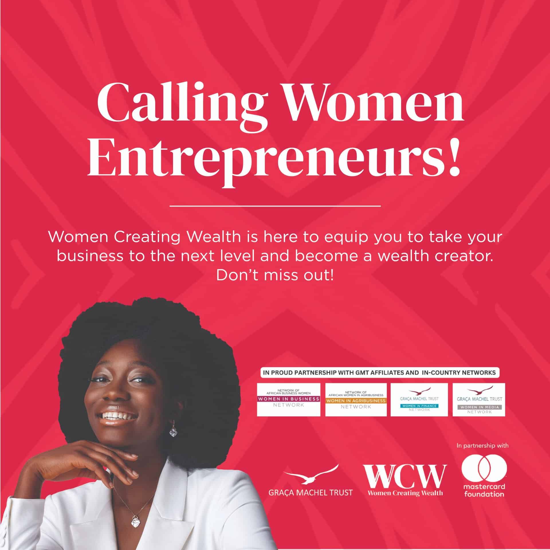 Women Creating Wealth: Empowering women to grow their businesses and build wealth in Africa.