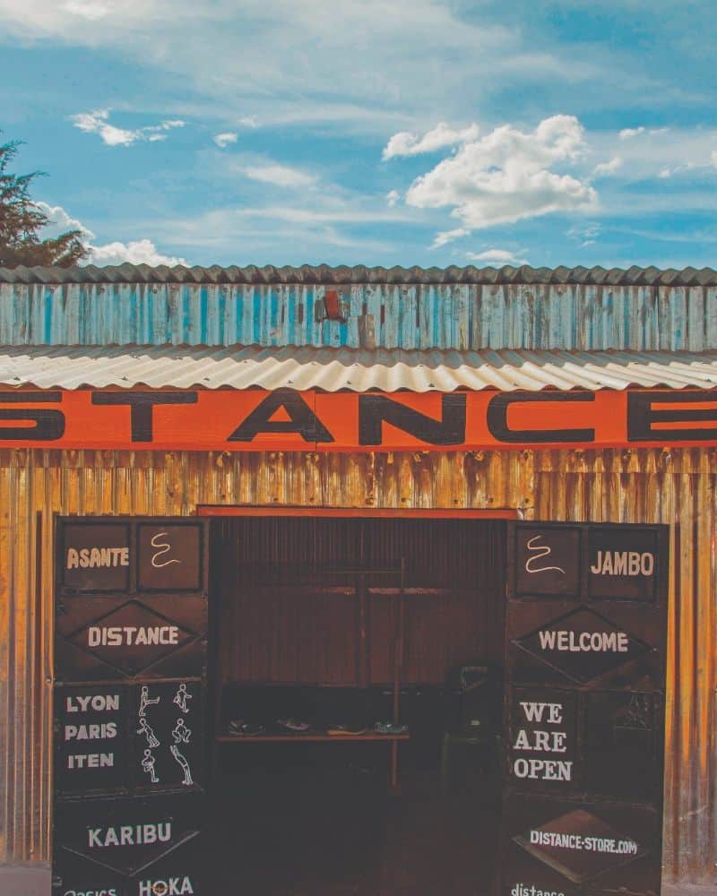 A Give-back Store in the Same Spot where Top Marathoners are Produced
