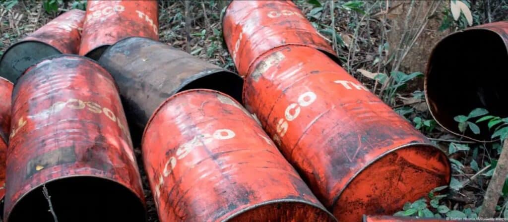 Nigerian Army Destroys 27 Illegal Refineries in Oil Theft Crackdown