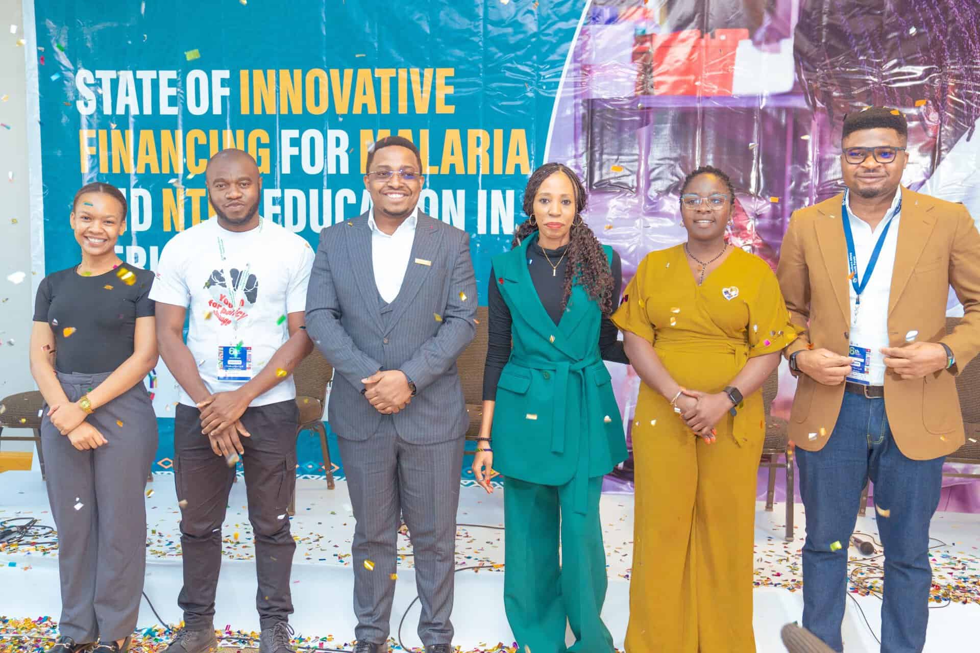 Young leaders at the Malaria Elimination Youth Workstream launch event.