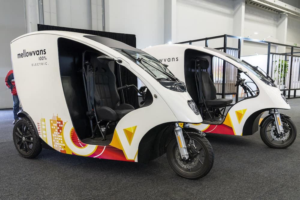 Electric trikes for sustainable urban mobility in Africa.