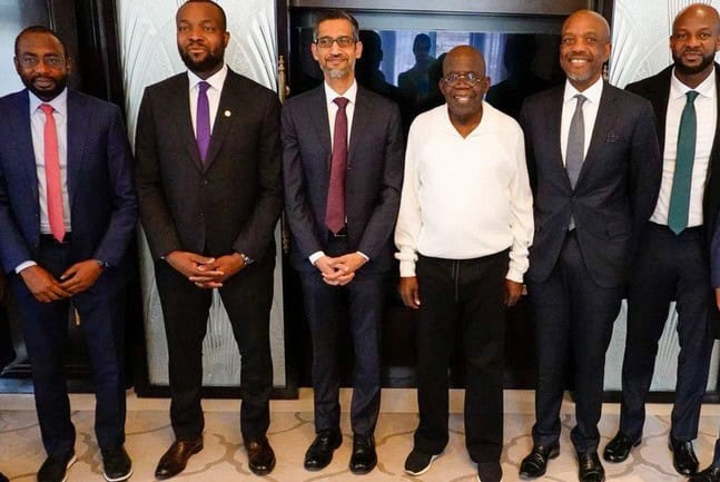 Google’s CEO Meets Nigeria’s President to Discuss Expanding AI Skills