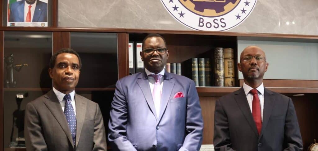 Bank of South Sudan officials unveil the country's first national instant payment system.