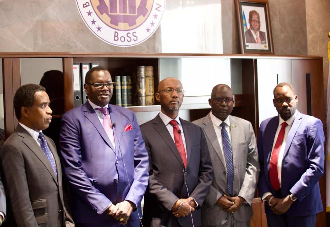 Bank of South Sudan officials unveil the country's first national instant payment system.