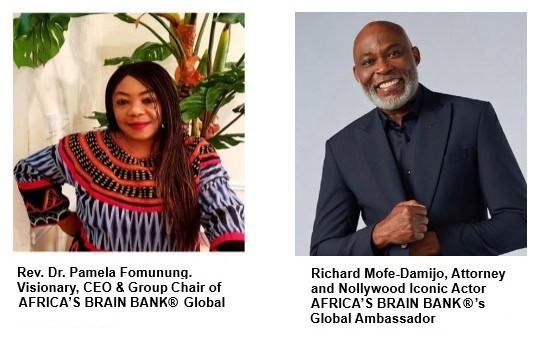 Pam Fomunung and Richard Mofe Damijo