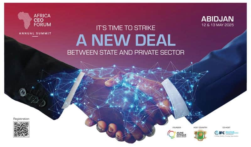 Business handshake symbolizing public-private partnership in Africa.