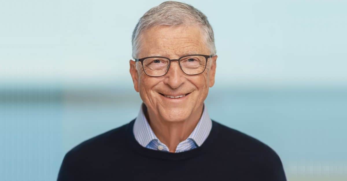 Bill Gates speaking at Africa.com livestream on global development.