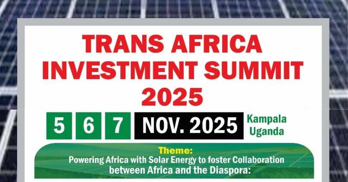 Trans Africa Investment Summit 2025: Powering Africa with Solar Energy