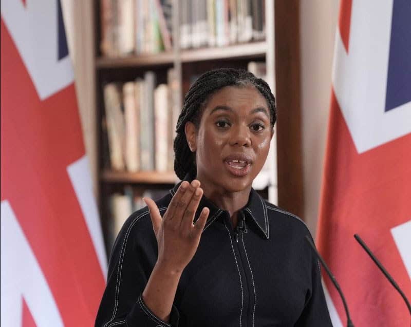 “Home Is Here,” Says Kemi Badenoch as She Distances Herself from Nigerian Identity