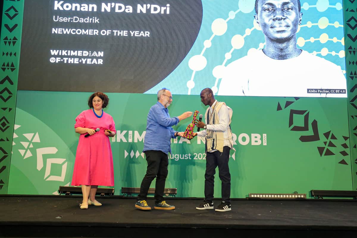 Wikimedia volunteer honored at Wikimania 2025 for outstanding contributions to African knowledge sha.