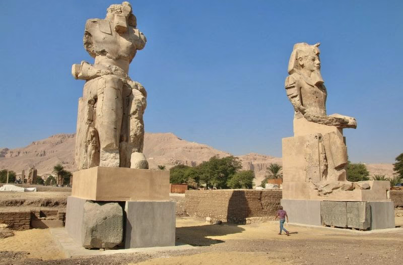 Egypt’s Colossi of Memnon rise again