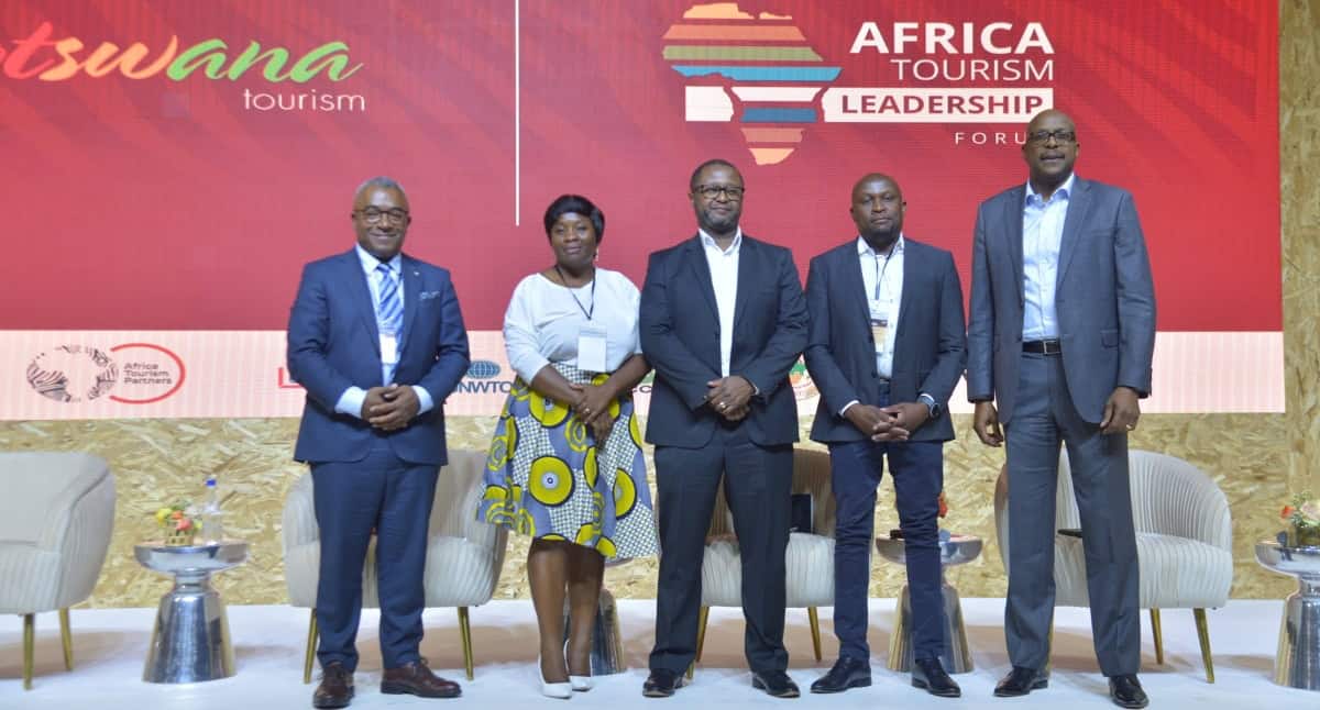 Group of tourism leaders at Africa Tourism Forum in South Africa.