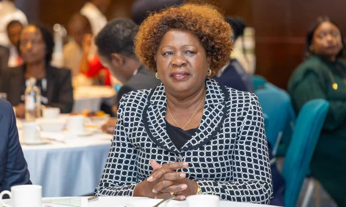 African woman at AUF2 conference in Nairobi.