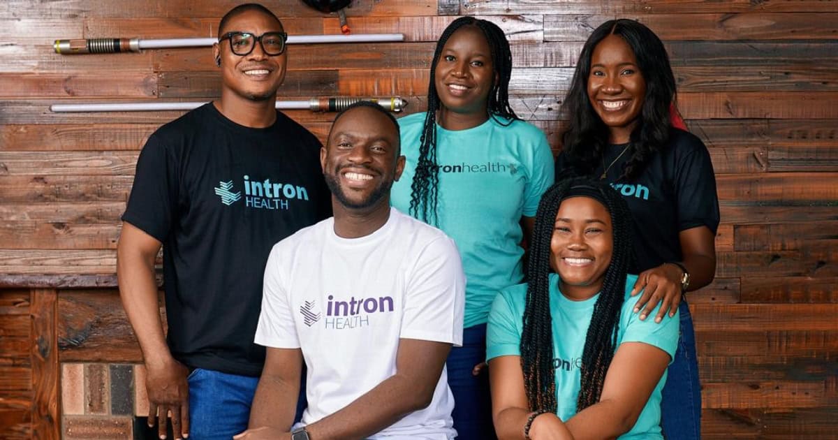 Diverse team of professionals promoting Intron Voice AI in Africa.
