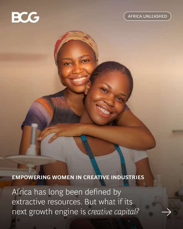 Women in Africa’s creative industries are driving innovation and economic growth, shifting from reso.