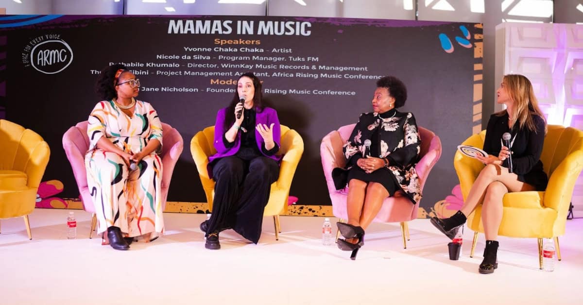 An engaging panel of female music industry leaders at Africa Rising Music Conference.