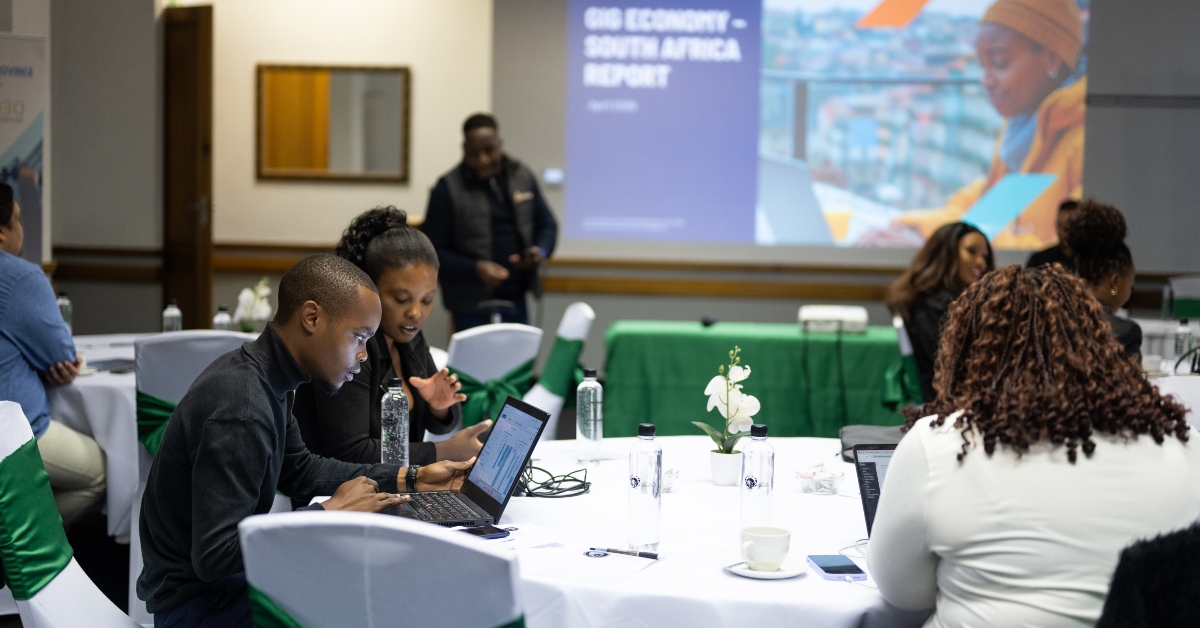 South Africans using ride-hailing services for flexible earning opportunities.