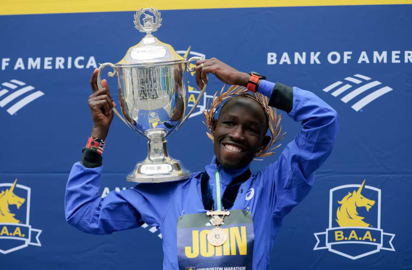 Korir and Lokedi lead Kenyan sweep in Boston