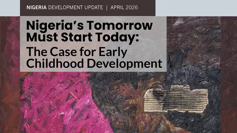Children engaging in early learning activities in Nigeria for childhood development.