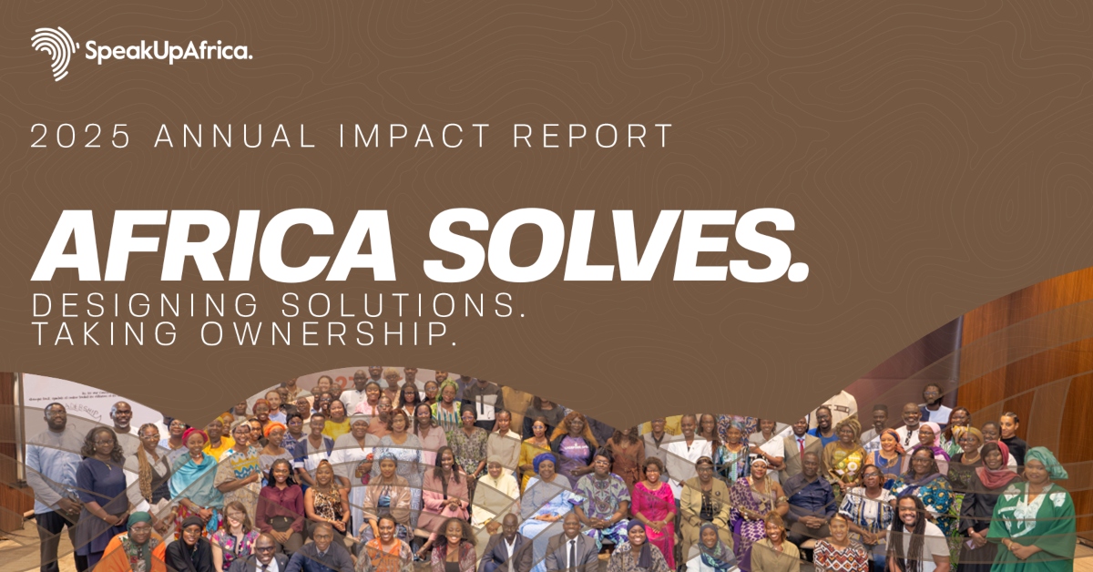 Speak Up Africa’s 2025 Impact Report