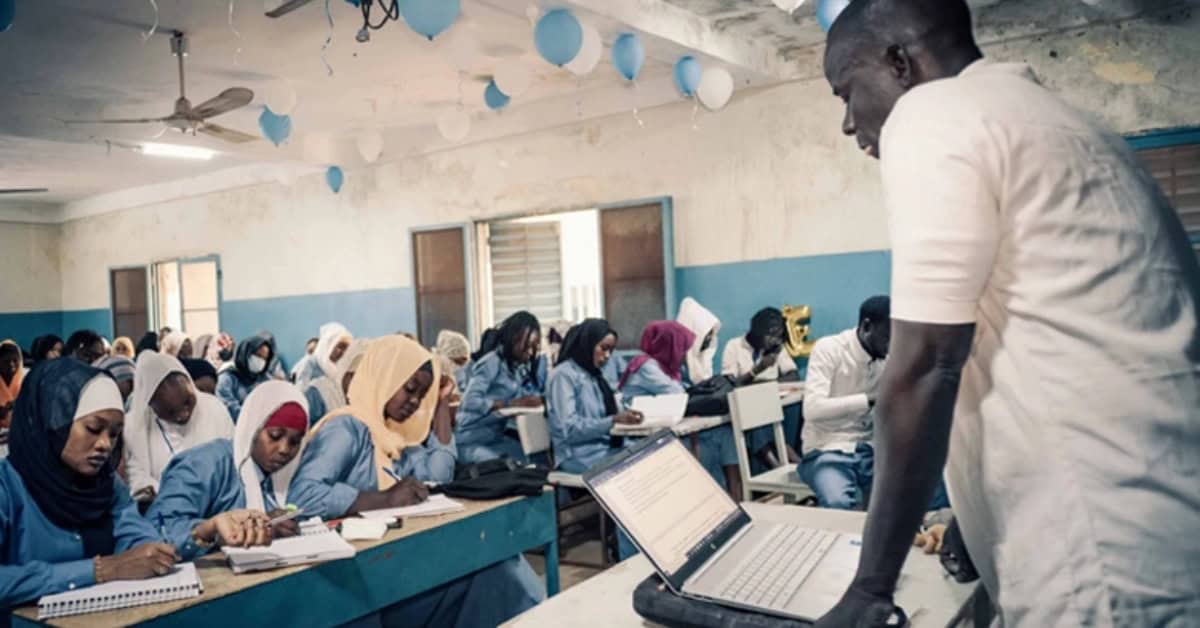 Young women in West Africa attending a training session for economic empowerment.
