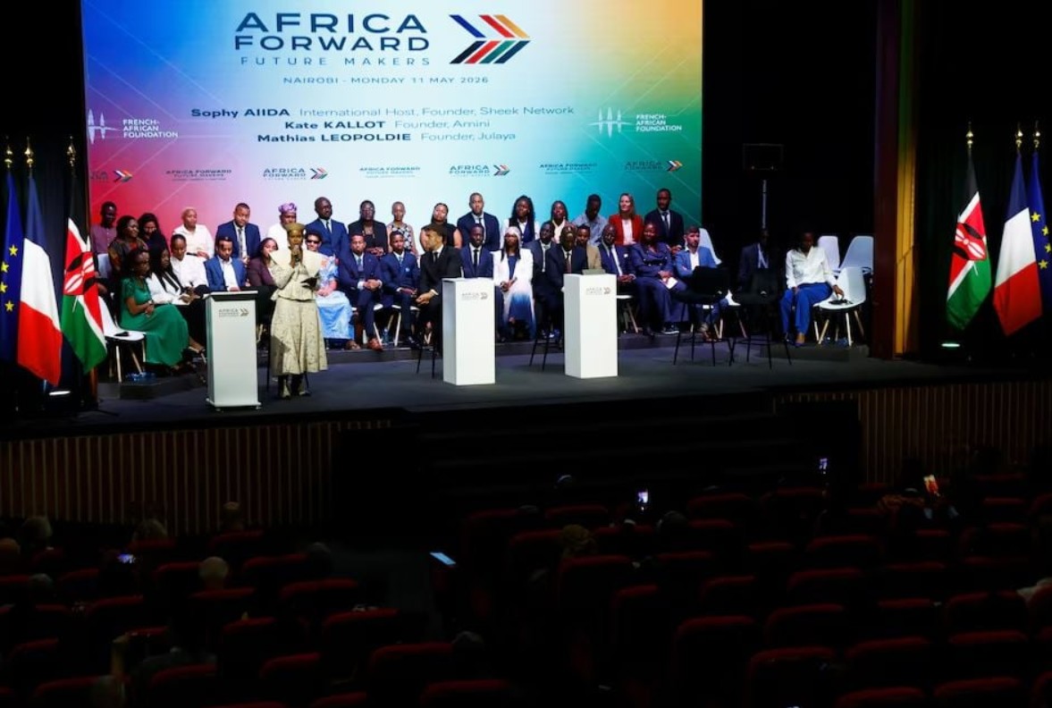 Africa Forward conference panel discussion with African leaders and stakeholders.