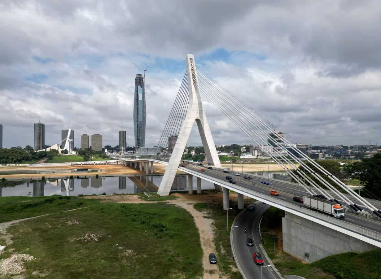 Lagos Third Mainland Bridge, a key infrastructure connecting Lagos Island to mainland Nigeria.