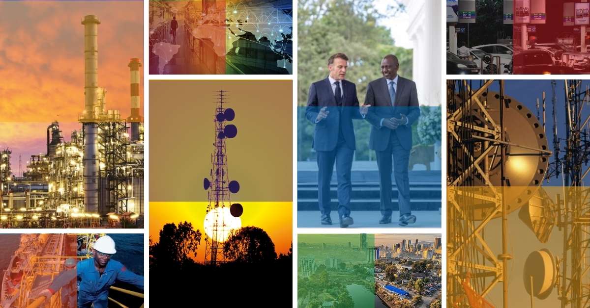 Business meeting in Africa for investment opportunities.