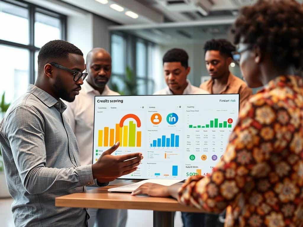 AI-powered credit scoring system being used by Nigerian fintech professionals