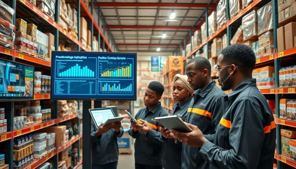 AI-powered inventory management system in a Nigerian retail warehouse