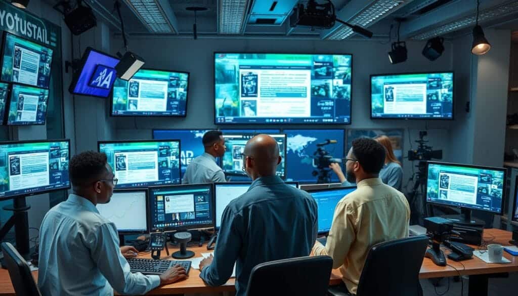 AI-powered news generation system in a Nigerian media organization