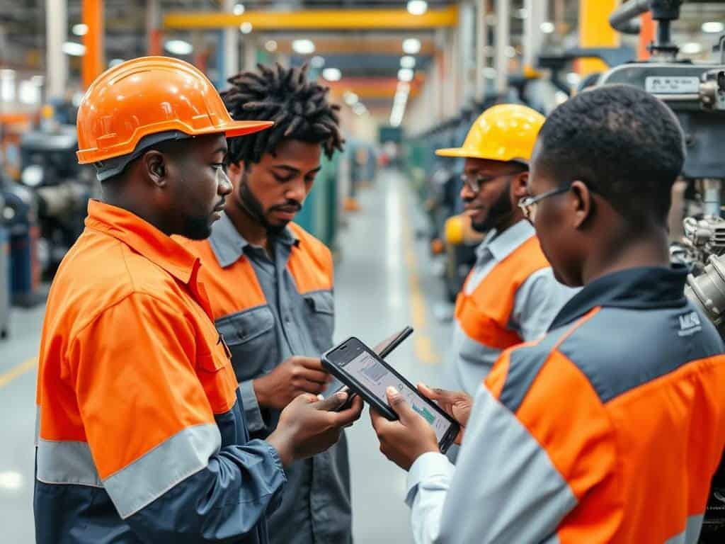 AI-powered predictive maintenance system in a Nigerian manufacturing facility