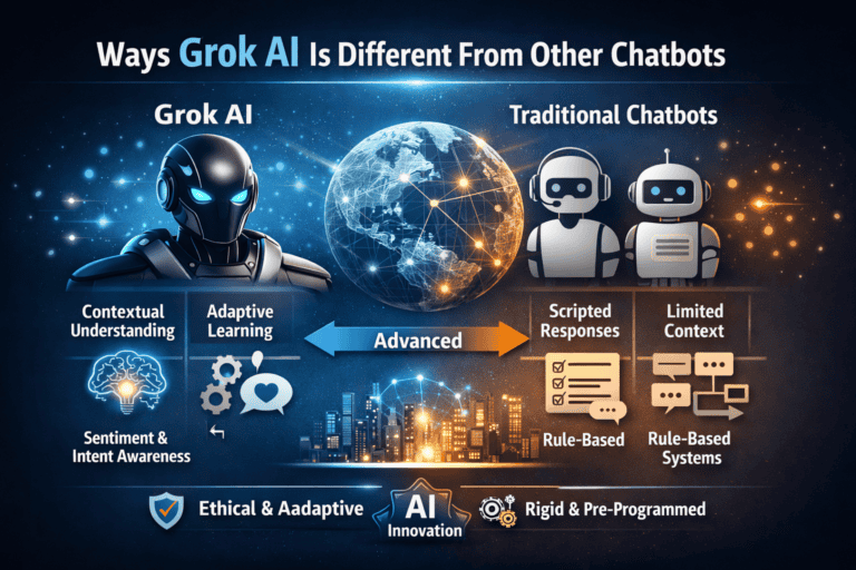 Ways Grok AI Is Different from Other Chatbots Ways Grok AI Is Different from Other Chatbots