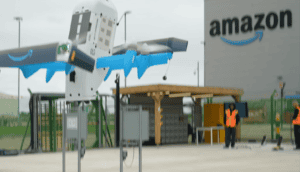 Amazon AI-powered drone deliveries UK