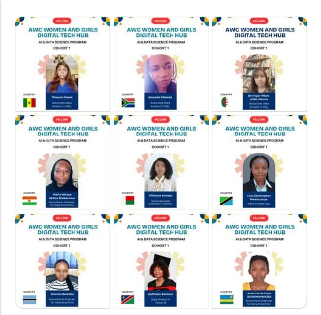 Meet Nine Women Fellows Newly Graduated in AI and Data Science
