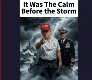 Trump Shares AI-Generated “Calm Before the Storm” Image Amid Iran Crisis