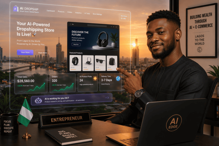 How to Start AI-powered Dropshipping in Nigeria: Launch a Global Store from Lagos with $0 Product Inventory