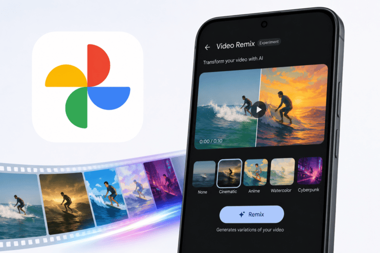 Google Photos Introduces AI Video Remix for One-Tap Creative Video Editing