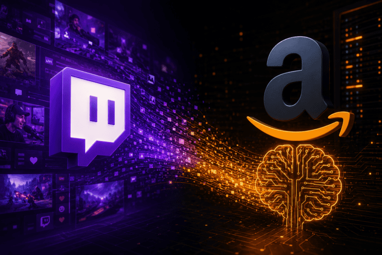 Amazon to Use Twitch Streamers’ Content for AI Training Unless They Opt Out