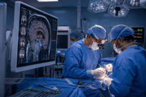 World-first AI-assisted brain tumour surgery