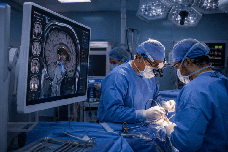 World-first AI-assisted brain tumour surgery