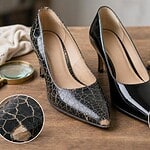 réparer chaussures vernies craquelées