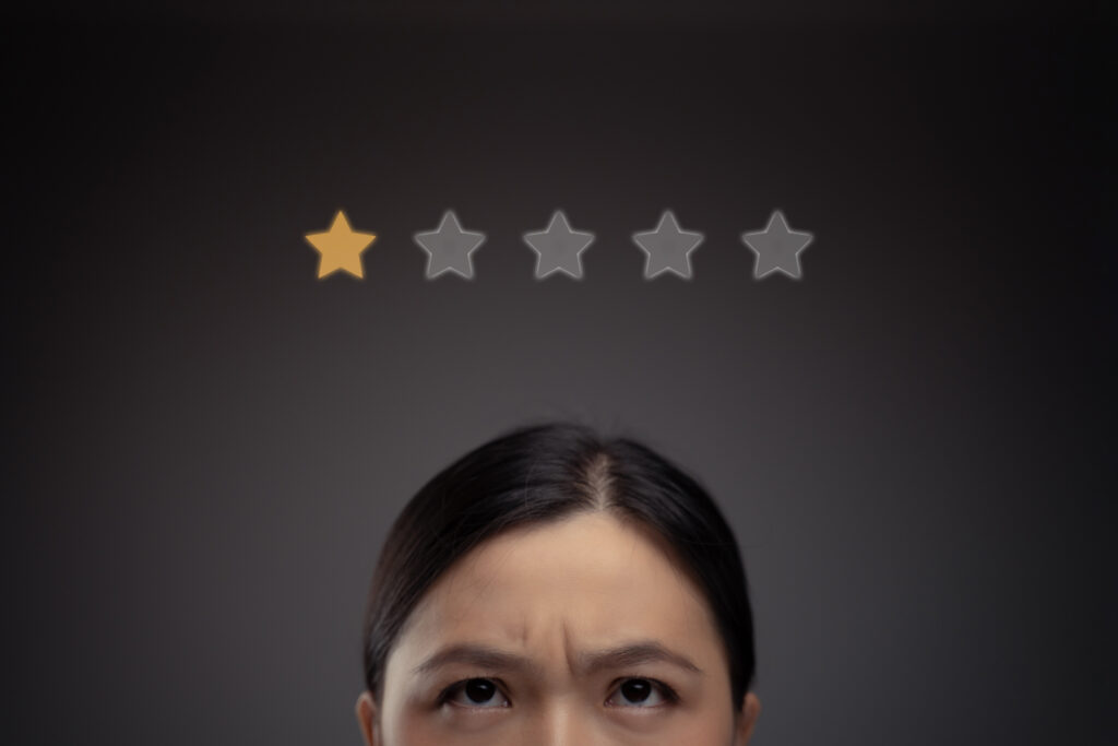 One star out of five is not a good review.