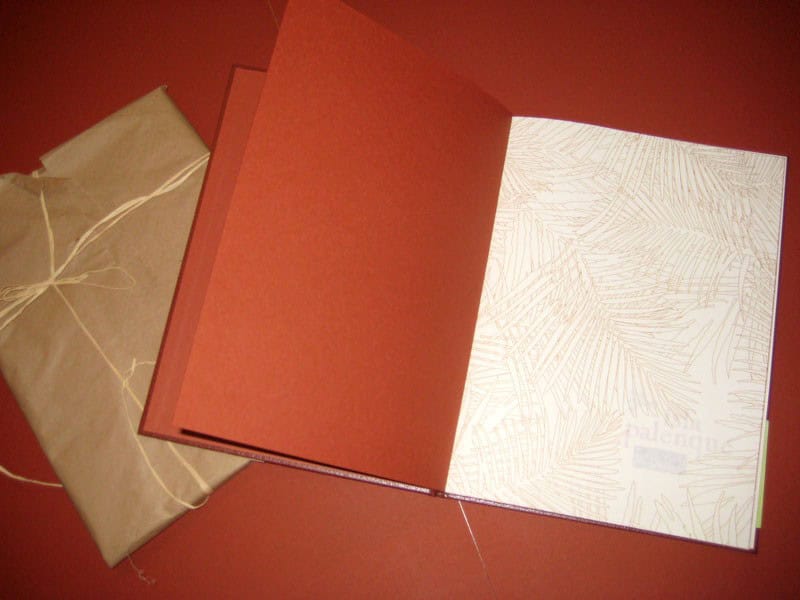 Inside front cover illustration printed on a lightweight flysheet.