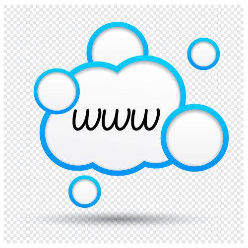 WWW thought bubbles.